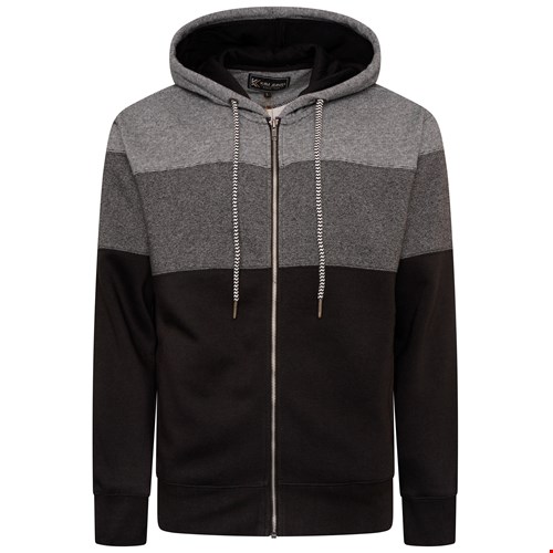KAM Marl Stripe Hoody